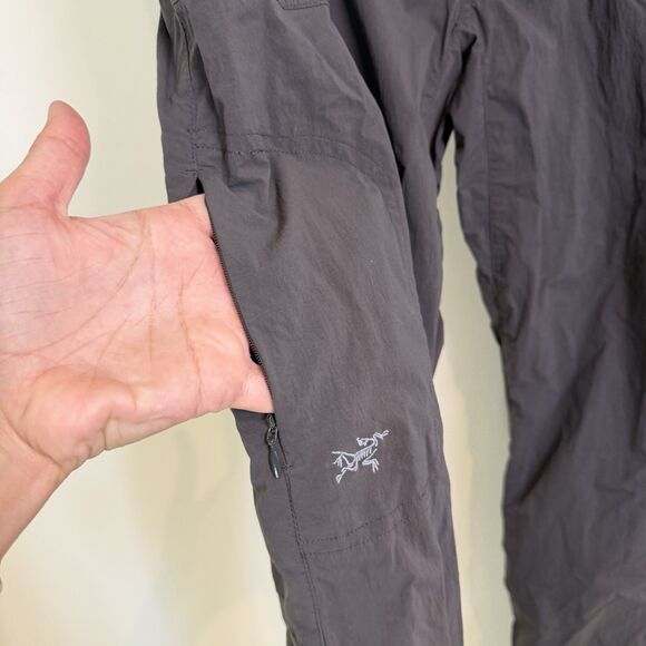 Arcteryx Parapet Trail Pants Women's Size 6 Gray Hiking Outdoors Gorpcore - Picture 4 of 12
